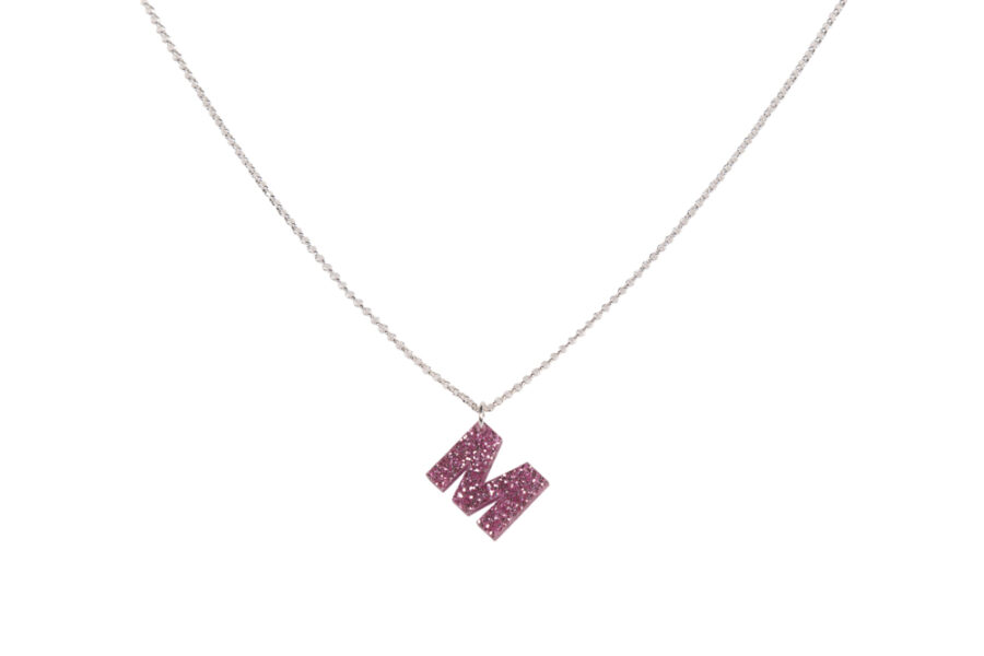 COLLAR GISELLE LETTRES Argent