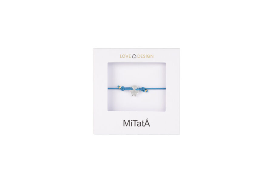 Pulsera MiTatÁ PETIT MIROIR BLEU - Imagen 3