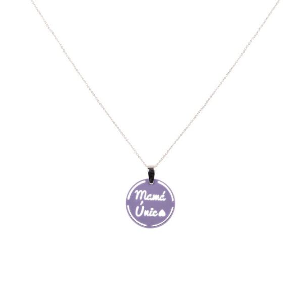 Collar MAMÁ ÚNICA Argent