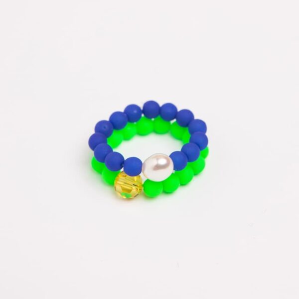 Anillo LOU DÚO BLEU/VERT
