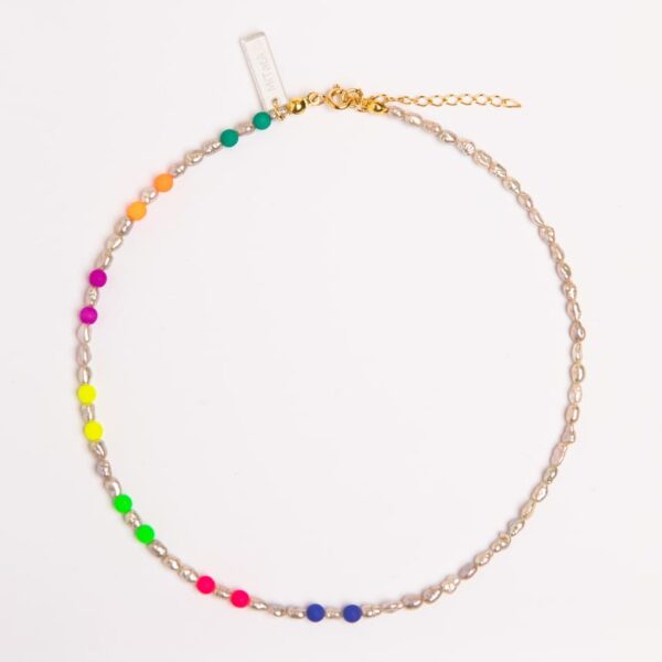Choker LOU PERLE Neón