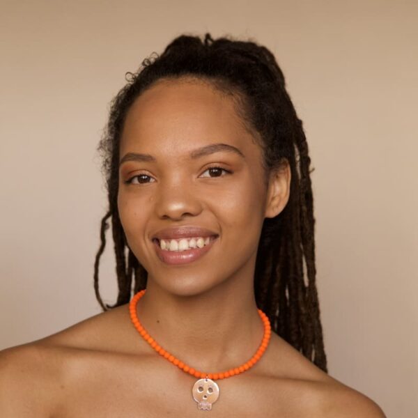 Collar LOU Orange Neon