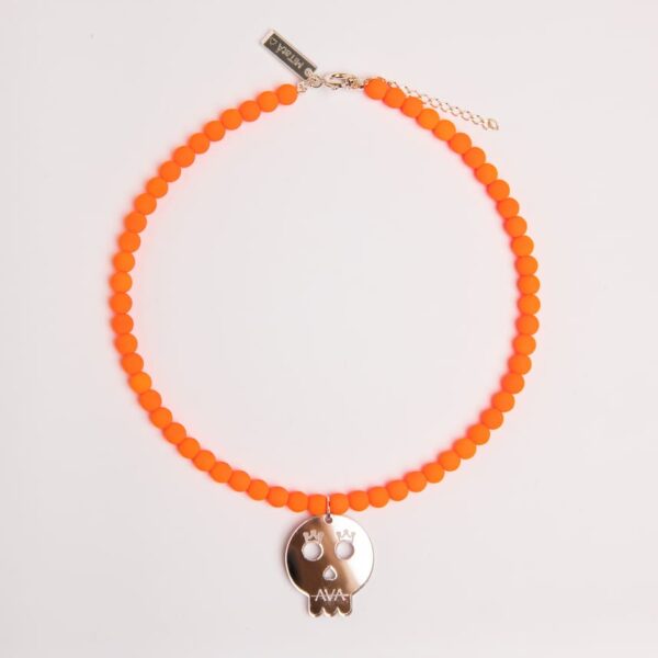 Collar LOU Orange Neon