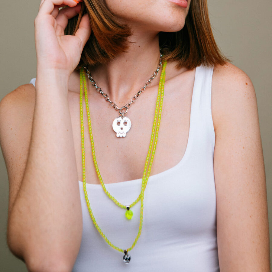 Collar VALÉRIE PETIT MIROIR Argent